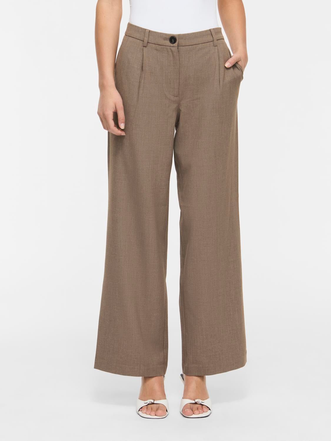 VIKARI Trousers - Falcon - VERO MODA & VILA Bergvik